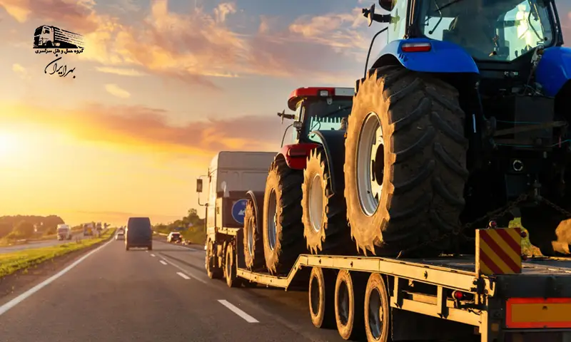 کمرشکن مخصوص حمل دستگاههای راهسازی، تجهیزات معدنی و بارهای سنگین با ظرفیت بالا