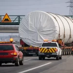 حمل بار ترافیکی با تریلی چندمحوره و اسکورت در جاده‌های ایران با مجوز سازمان راهداری