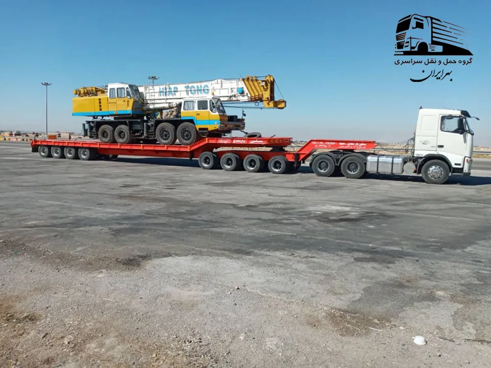 حمل جرثقیل با کمرشکن از مشهد